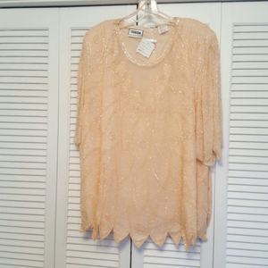 ODEON peach blouse